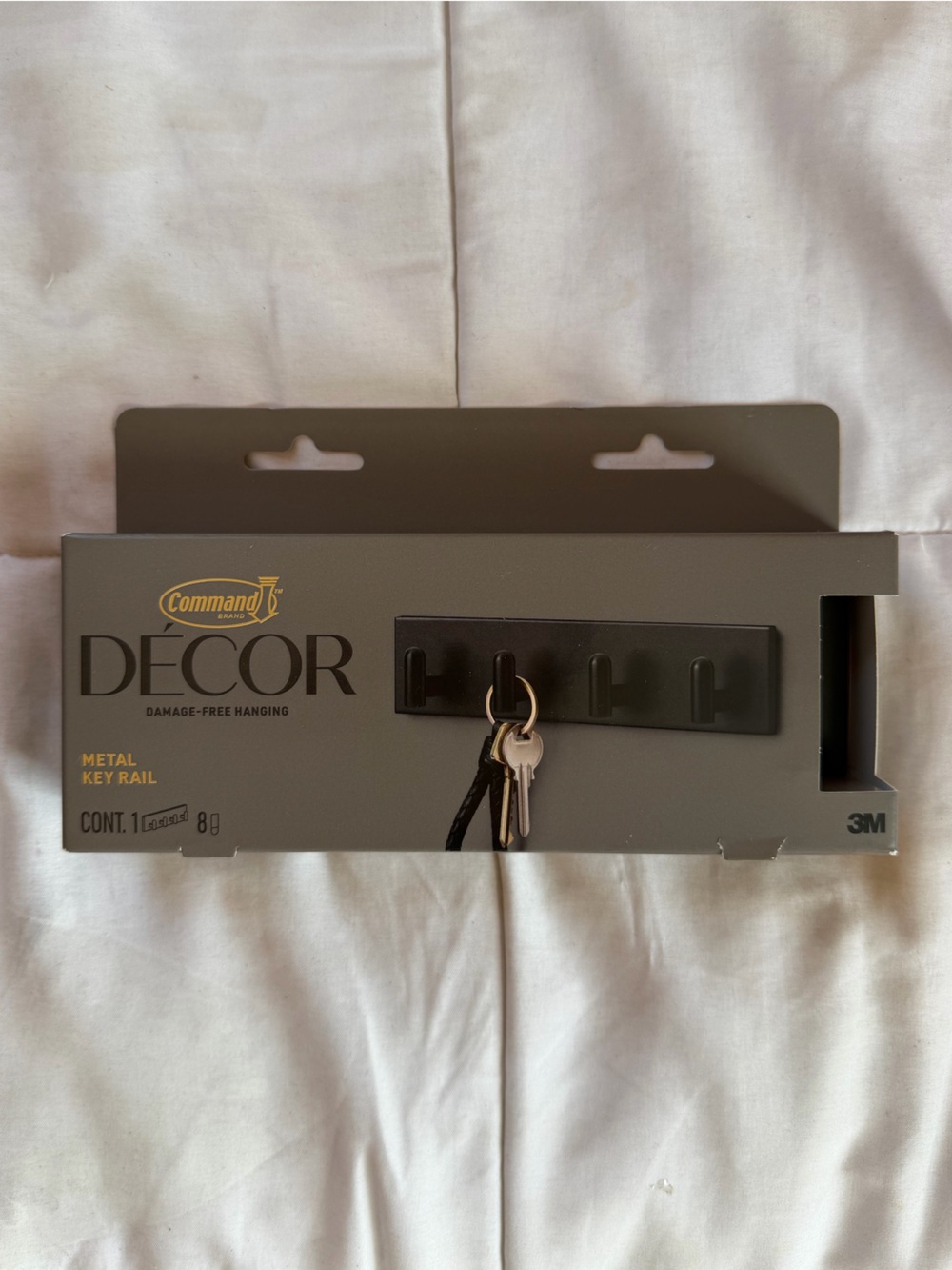 Command Decor Metal Key Rail - Picture 2 of 2